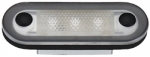 Aqua Signal Santiago 3-Led Stainless Courtesy Ligh